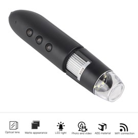 Scalp Detector, 800X Clear Image Hair Folicle Health Analyzer, Hair Skin Analyzer Detector Digital Microscope Tester for Android 4.0, iOS 8.0, White LED Light Skin Tester