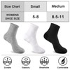 COOPLUS Calcetines deportivos de algodón para mujer, 6 pares, 6
