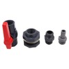 WANGCL Rain Barrel Spigot Faucet Kit PVC Bulkhead Fitting with