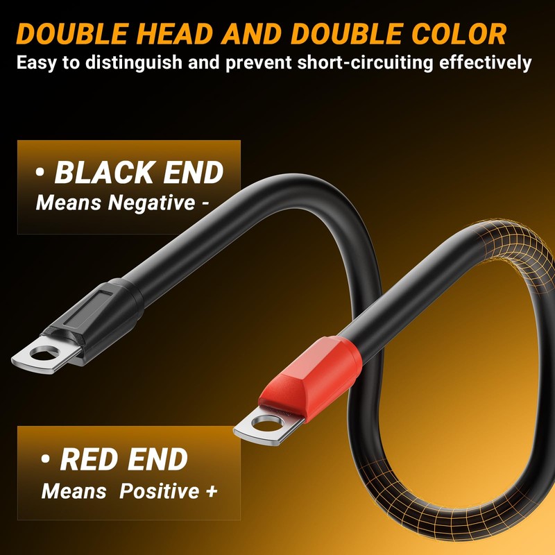 CLUBRALLY Club Car Precedent Battery Cables Set 48 Volt 3