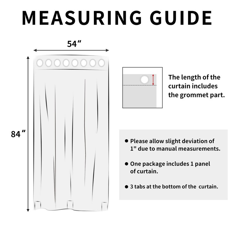 Easy-Going Outdoor Curtains Waterproof Windproof Weatherproof Curtain for Patio, Cabana,