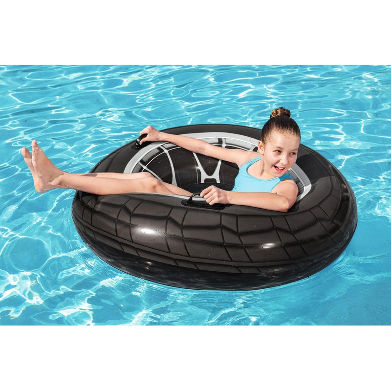 Bestway High Velocity Tyre Tube, 47" Inflatable Ring with Handles,