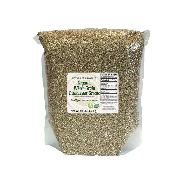 Royal Lee Organics Organic Gluten Free Buckwheat Groats 10 lbs