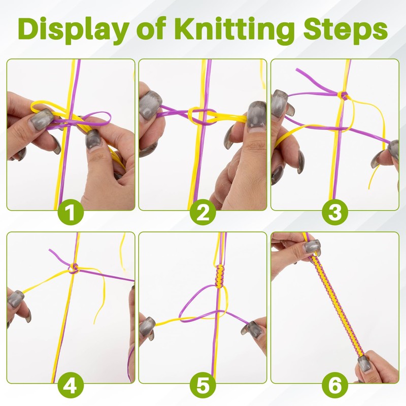 RAINFLOW Plastic Lanyard String Kit - Lanyard Making Kit,Plastic String