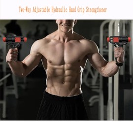Grip Strength Trainer, Adjustable Hydraulic Hand Grip Strengthener for Strength Training, Wrist Strength with Adjustable (50-165lbs) for Man and Women Hand Grip Strength Trainer