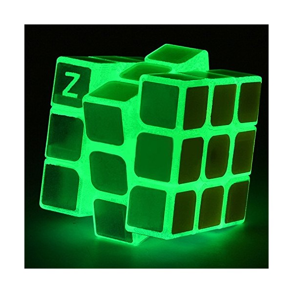 3x3 Fluorescent Speed Cube Glow in Dark Magic Speed Cube
