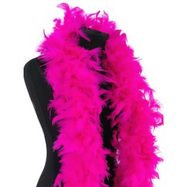 Deluxe Hot Pink Feather Boa – 100g -180cm