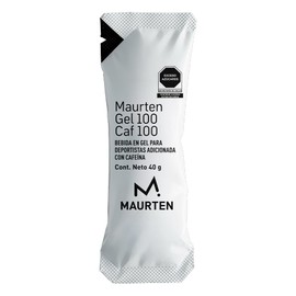 Maurten Gel 100 Caf 100 | Gel energético con cafeína | Paquete de 12 x 40 g (25 g de carbohidratos y 100 mg de cafeína) |Tecnología de hidrogel | Nutr