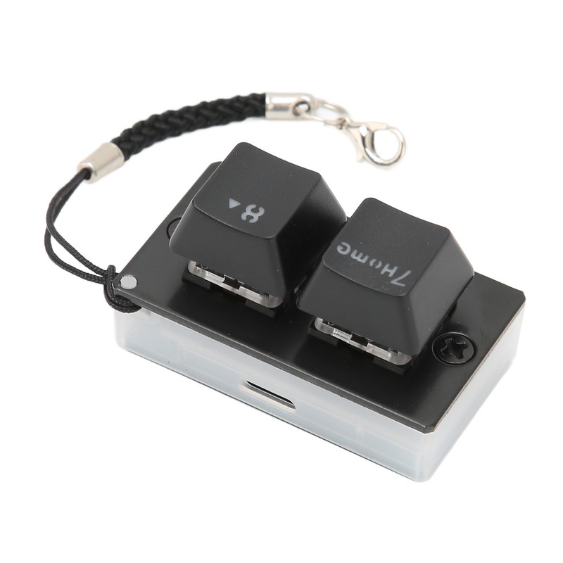 Two Key Keyboard USB Wired OSU Hot Swappable RGB Backlit