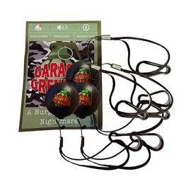 3 Pack - Garage Grenade Wireless Alarm System – 140dB Anti-Theft Security for Sheds, Garages, Boats, Caravans, Motorcycles, Bikes, and Outdoor Equipment – Easy Clip Setup with Trip Wire Function