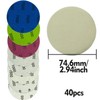 40PCS 75mm Round Sanding Discs, Hook and Loop 600/1000/1500/2000/3000/4000/5000/7000 Mixed