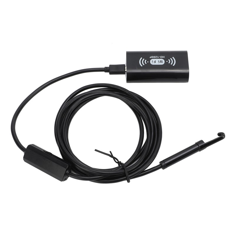 8mm Wifi Industrial Endoscope Inspection Camera 1200P HD Lens IP68