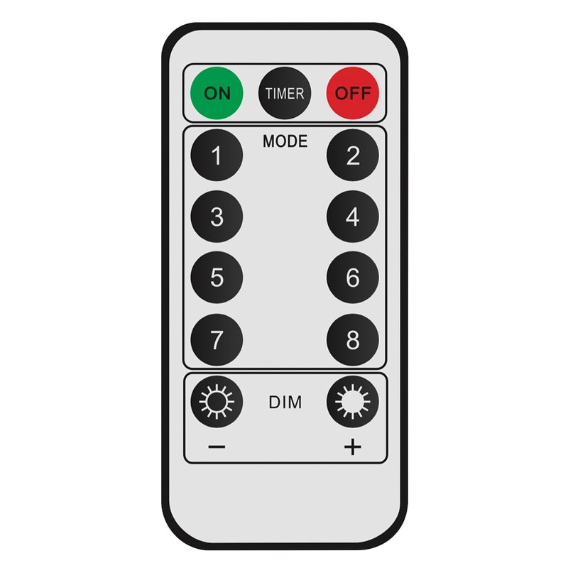 Dreamworth 8 Mode StringLight 13 Keys Remote Control Replacement 3