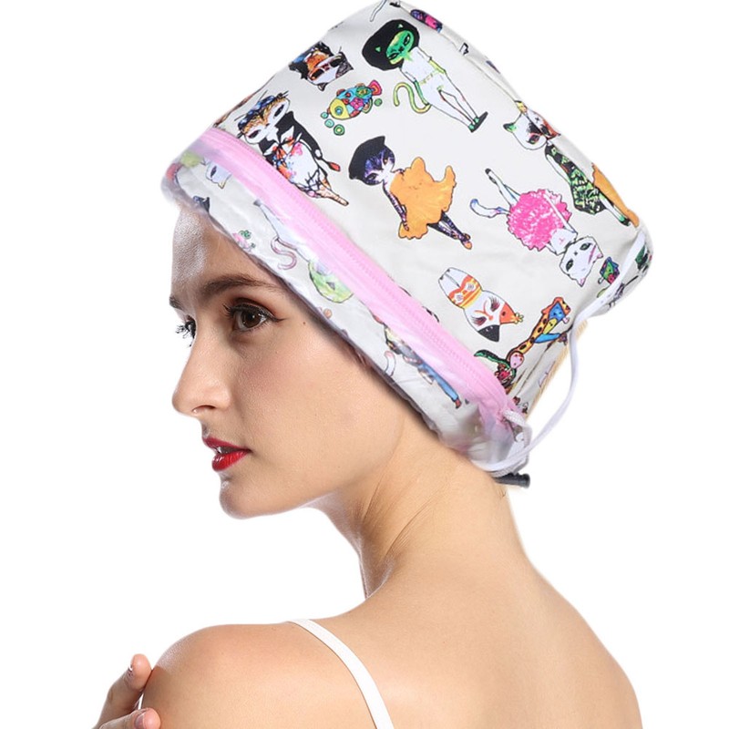 Electric Hair Steamer Cap 3 Gears Temperature Adjustable Heating Cap