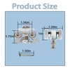 H530 Sliding Pocket Door Rollers Assembly, Sliding Door Wheels Replacement