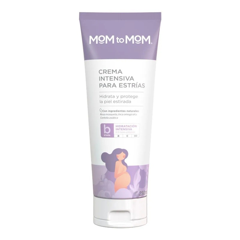 Crema Intensiva Para Estrías Mom To Mom 250 Ml