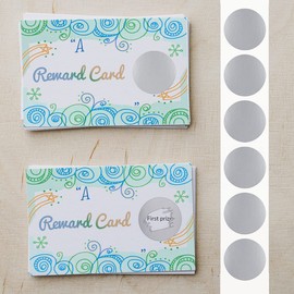 1 Roll 1000 Pcs 1" Round Scratch Off Stickers Labels Self Adhesive Labels for Lottery Tickets DIY, Raffle Ticket Games Creating (Silver)