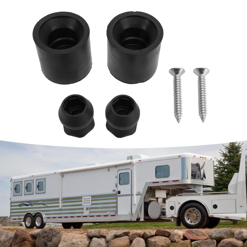 Akozon Trailer Door Holder Kit, 2 Set Deform-Proof Trailer Door