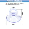 UHANBUT 24PCS Car Glass Windshield Sunshade Suction Cups, Mini Pull