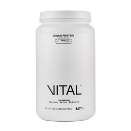 LTH Vital Vegan Protein - Trusted by Life Time Fitness Members - Plant-Based Protein Powder Made from Pea Protein - Supports a Healthy Immune System - Dairy Free & Soy Free - Vanilla, 30 Servings