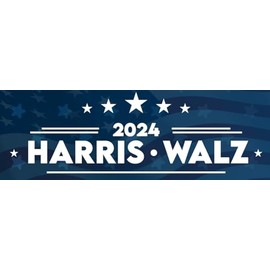 Harris Walz 2024 President Campaign Bumper Stickers 10 Pack Decal Window Waterproof Car Stickers