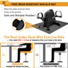 GOREDI Under Desk Bike Pedal Exerciser, Portable Mini Exercise Bike