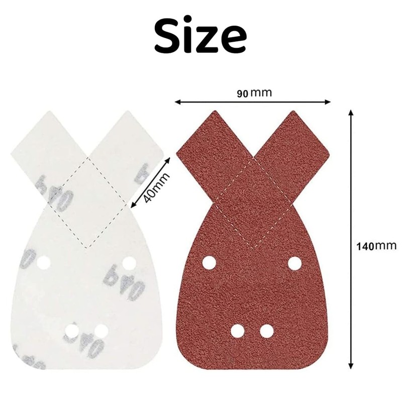 Black Decker Mouse Sanding Discs 40 Pack Palm Sander Sandpaper