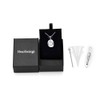 SS9721 Cowboy Hat Stainless Steel Cremation Urn Pendant Necklace Memorial
