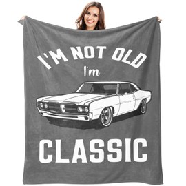 Kazdan Gifts for Men, Birthday Gifts for Dad & Grandpa, Funny Gag Gift for Him, Cool Unique Gifts for Men Who Have Everything, Great Father's Day & Over The Hill Gift Idea Throw Blanket 50"x60"