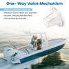 QCG Boat Scupper Drain Valve Self-Bailing Ball Fits 3/4 Inch