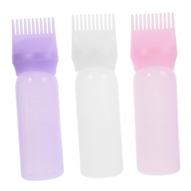 SAFIGLE Hair Dye Applicator Bottle Set Comb Style Applicator Perfect for Hair Coloring Scalp Treatments