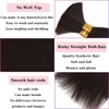 Kinky Straight Bulk Hair for Braiding No Weft 2 Bundles