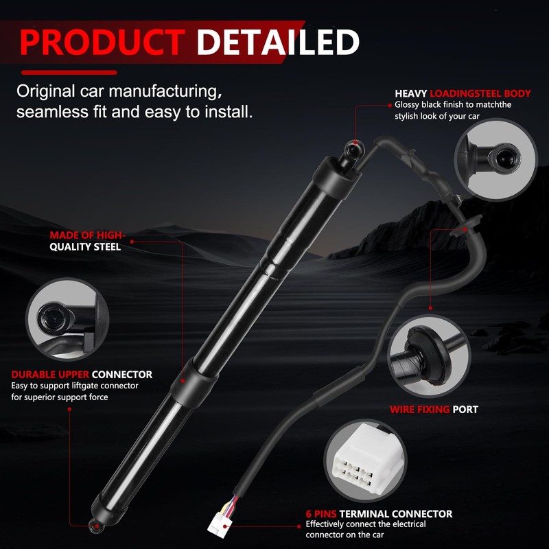 GZGN 6891009010 Electric Rear Hatch Lift Struts Compatible with 2013-2018