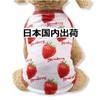 RIOSTUDIO Dog Clothes, For Spring/Summer, Mesh, Fruit Pattern Sleeveless, Strawberry