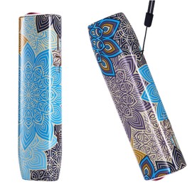 Goodshop001 Hard Shell Protective Case Compatible with IQOS Iluma One, Hard Plastic Case with Neck Strap, Beautiful Pattern Case Cover (F)