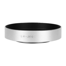 Topiky Lens Hood, Replacement Hollow Lens Sun Shade Shield Cover for Fuji X10/X20/X30(Silver)