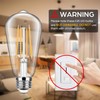12-Pack Vintage LED Edison Bulbs 100W Equivalent 1400LM High Brightness