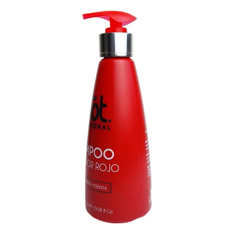 Shampoo Matizador Cabello Rojo Kolor Shot 300ml Red Teñido