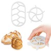 Aohcae Bread Stamp Set, 2 Pieces Bread Cutter Bread Stamp