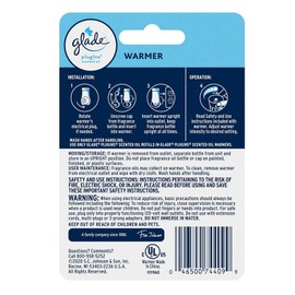 Glade Plug-in Oil Warmer Body (Pack of 1) Glade Plugins Scented Oil Warmer