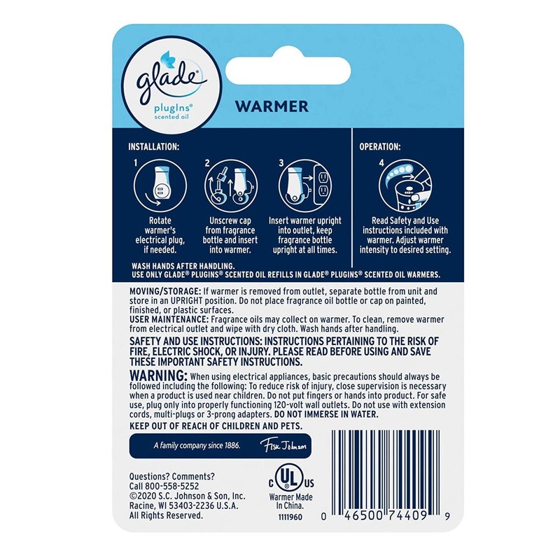 Glade Plug-in Oil Warmer Body (Pack of 1) Glade Plugins