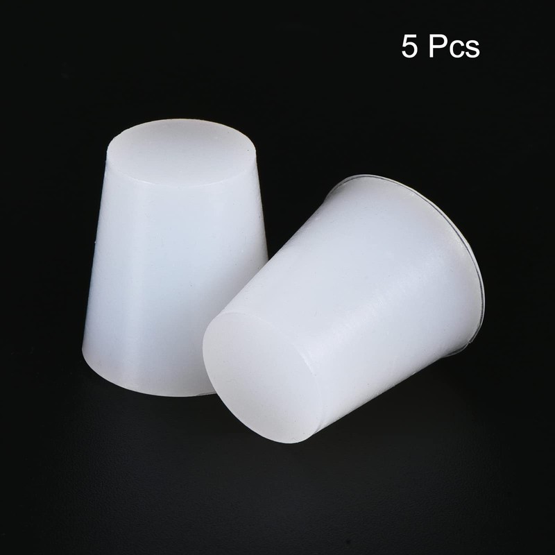sourcing map Pack of 5 Rubber Plugs 19 mm to