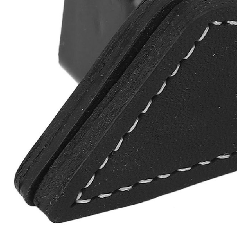 Magnetic Billiard Chalk Holder Aluminium Alloy Black with Leather Belt