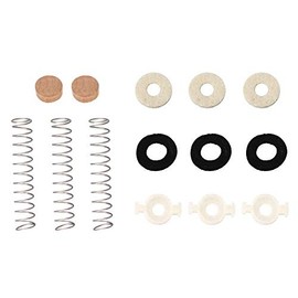 Jiayouy 14Pcs Trumpet Valve Spring Felt Washers Cork Pad Set Trumpet Valve Replacement Parts