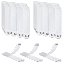 Large Picture Hanging Strips, 12-PairsPicture Canvas Hanger No Nails Photo Frame Stickers for Wall - for Pictures Glass Frames Mirrors Wall Decor and Signs