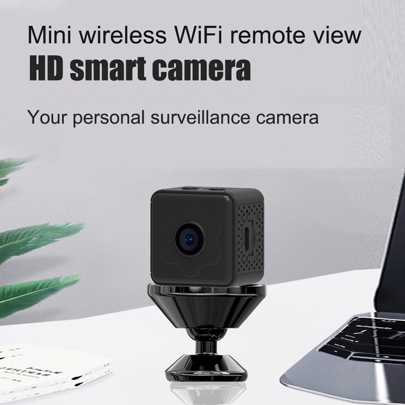 Cordless Wi Fi Small Camera, Indoor Security Camera with Phone