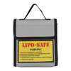 Lipo Battery Safety Bag Grey Fireproof Explosion Proof Battery Guard