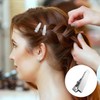 100Pcs Small Alligator Hair Clips 1.18in/30mm Silver Hair Clips for