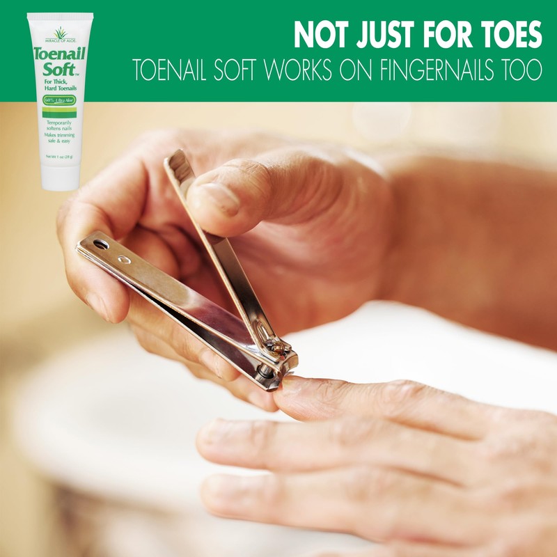 Toenail Softener for Thick Hard Toenails - Safe for Seniors