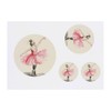 4 x 'Cute Ballerina Dancer' Temporary Tattoos - Water Resistant,